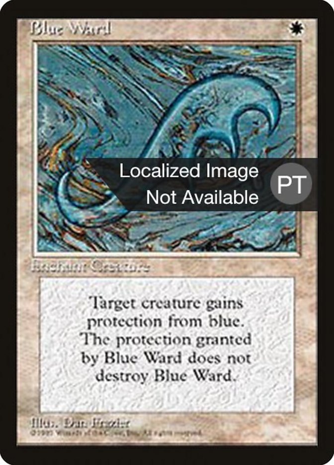 Blue Ward [Fourth Edition (Foreign Black Border)] | Golgari Games