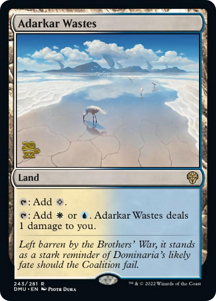 Adarkar Wastes [Dominaria United Prerelease Promos] | Golgari Games