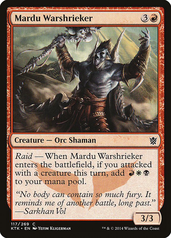 Mardu Warshrieker [Khans of Tarkir] | Golgari Games