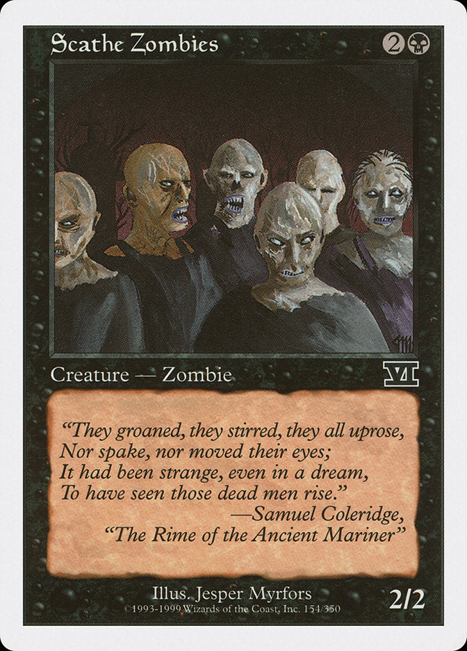 Scathe Zombies [Classic Sixth Edition] | Golgari Games