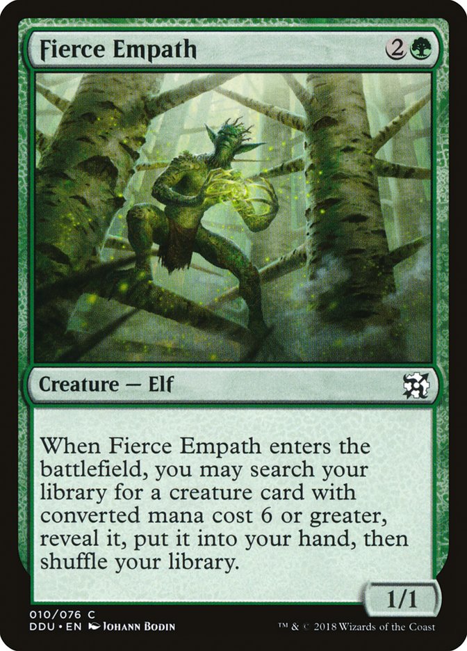 Fierce Empath [Duel Decks: Elves vs. Inventors] | Golgari Games