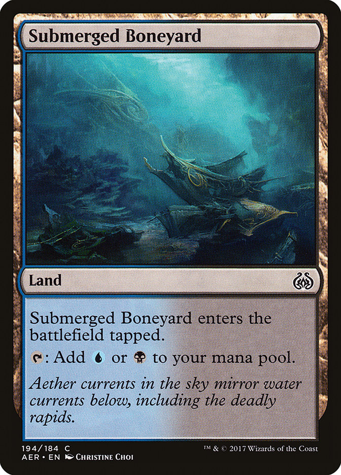 Submerged Boneyard [Aether Revolt] | Golgari Games