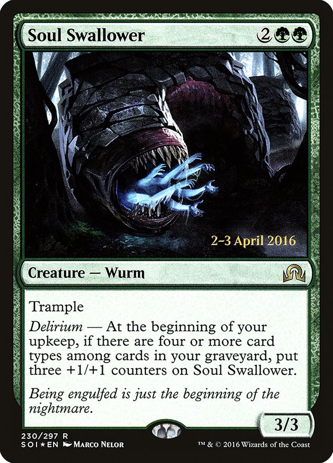 Soul Swallower [Shadows over Innistrad Prerelease Promos] | Golgari Games