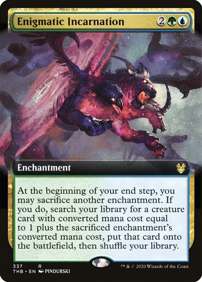 Enigmatic Incarnation (Extended Art) [Theros Beyond Death] | Local Legends