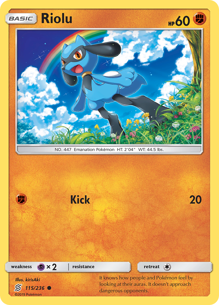 Riolu (115/236) [Sun & Moon: Unified Minds] | Golgari Games