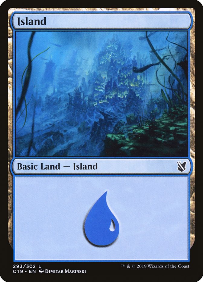 Island (293) [Commander 2019] | Golgari Games