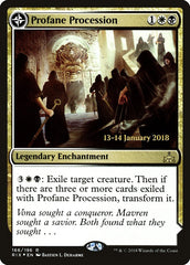 Profane Procession // Tomb of the Dusk Rose [Rivals of Ixalan Prerelease Promos] | Local Legends