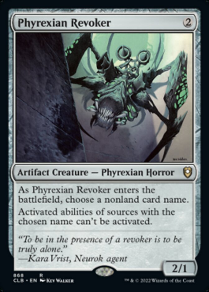 Phyrexian Revoker [Commander Legends: Battle for Baldur's Gate] | Golgari Games