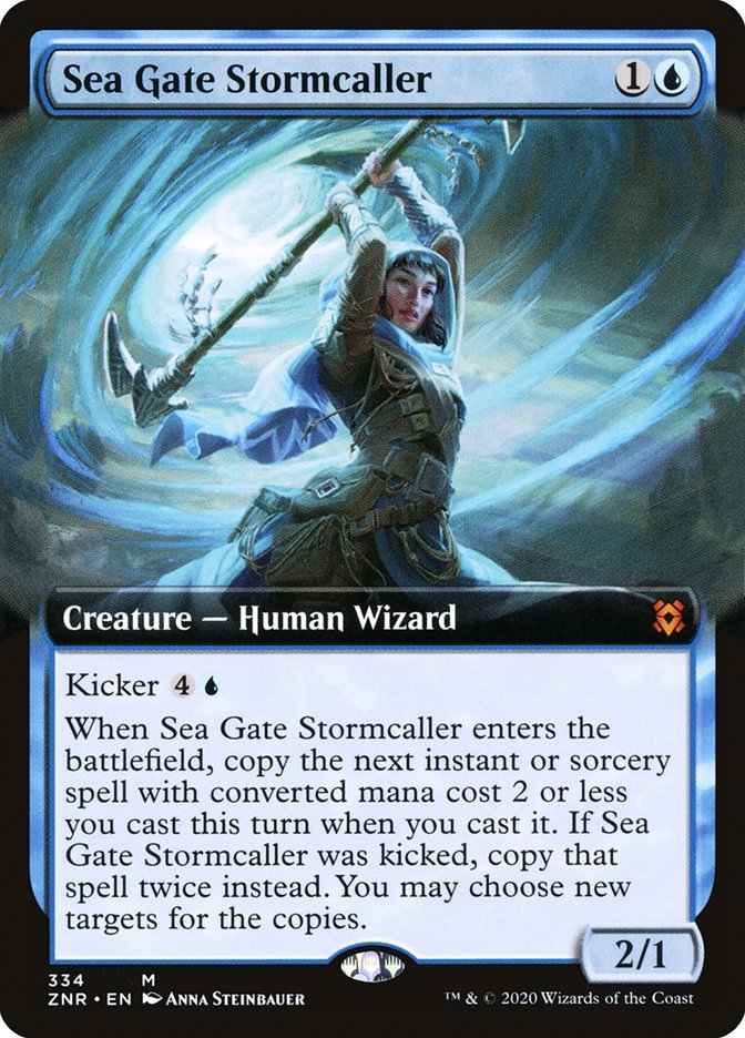 Sea Gate Stormcaller (Extended Art) [Zendikar Rising] | Local Legends