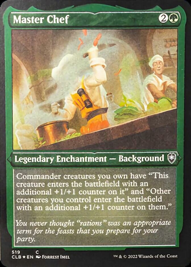 Master Chef (Foil Etched) [Commander Legends: Battle for Baldur's Gate] | Local Legends