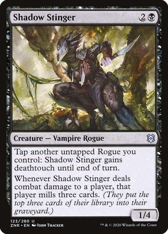 Shadow Stinger [Zendikar Rising] | Golgari Games