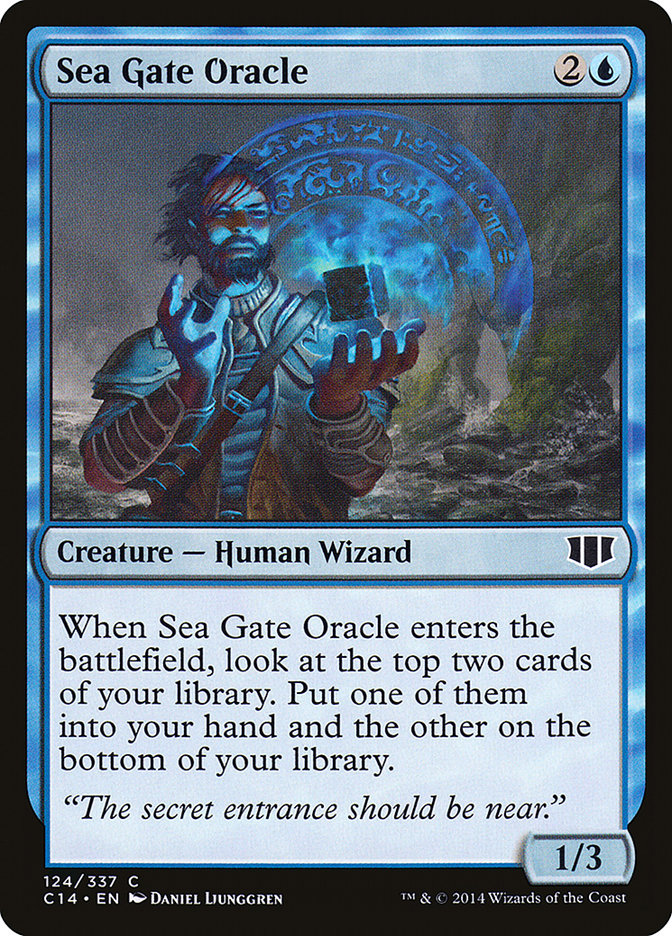 Sea Gate Oracle [Commander 2014] | Golgari Games