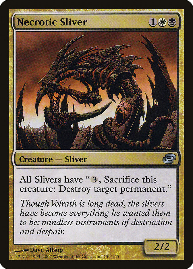 Necrotic Sliver [Planar Chaos] | Golgari Games