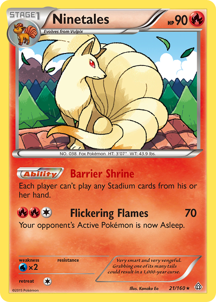 Ninetales (21/160) [XY: Primal Clash] | Golgari Games