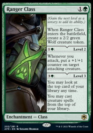 Ranger Class (Promo Pack) [Dungeons & Dragons: Adventures in the Forgotten Realms Promos] | Golgari Games