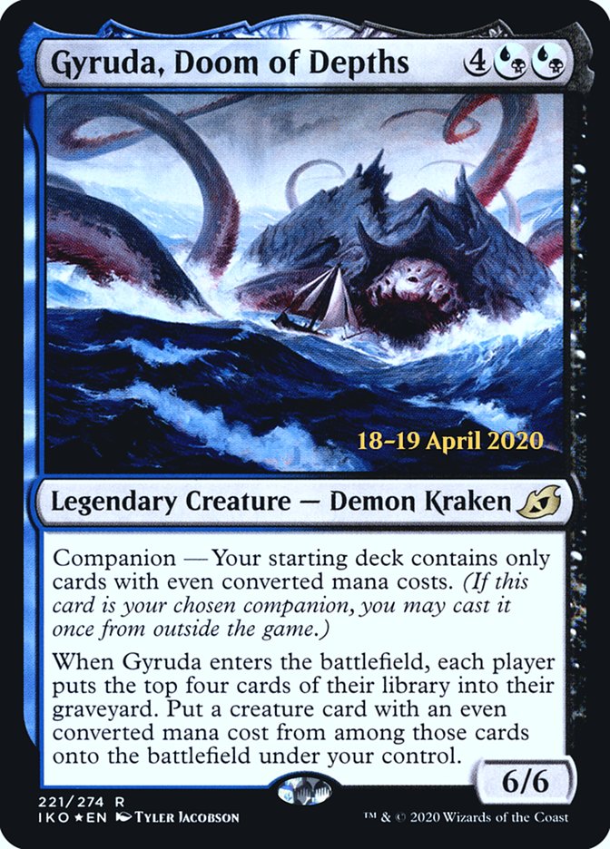 Gyruda, Doom of Depths [Ikoria: Lair of Behemoths Prerelease Promos] | Local Legends