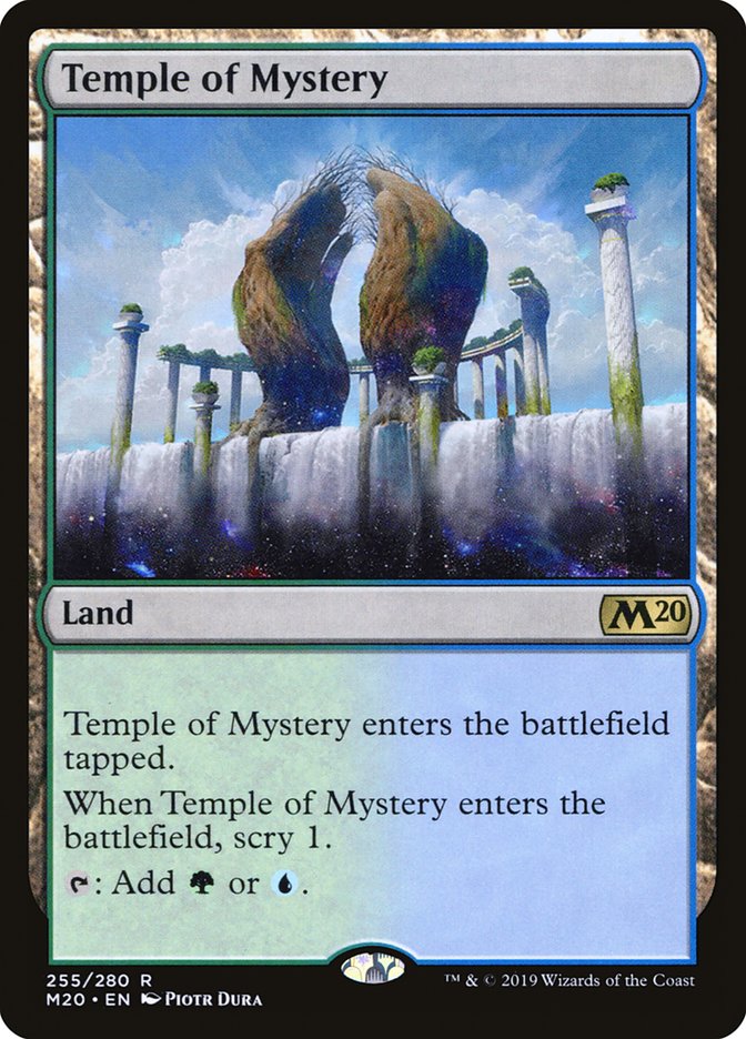 Temple of Mystery [Core Set 2020] | Local Legends