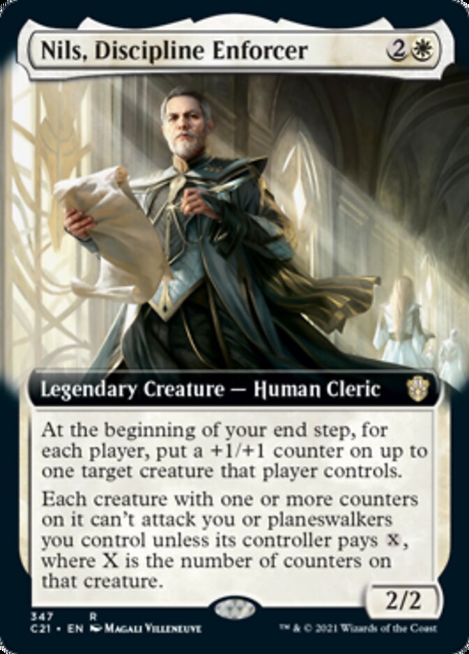 Nils, Discipline Enforcer (Extended Art) [Commander 2021] | Golgari Games