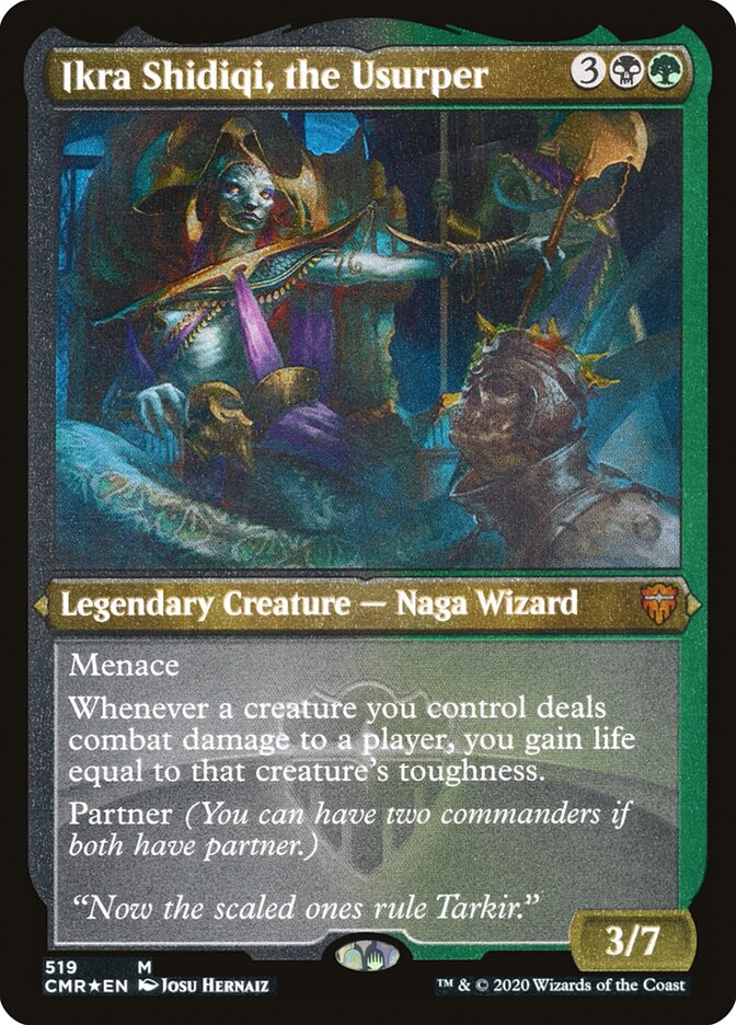 Ikra Shidiqi, the Usurper (Etched) [Commander Legends] | Golgari Games