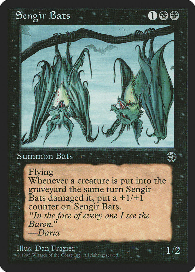 Sengir Bats (Daria Flavor Text) [Homelands] | Local Legends