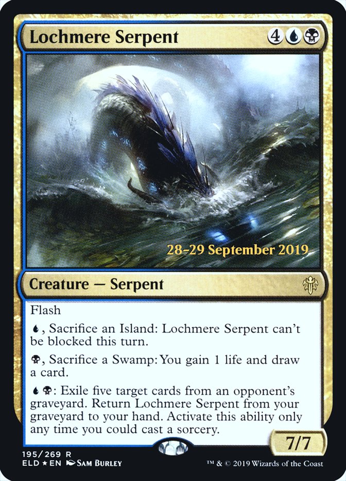 Lochmere Serpent [Throne of Eldraine Prerelease Promos] | Golgari Games