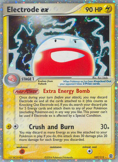 Electrode ex (107/112) [EX: FireRed & LeafGreen] | Golgari Games