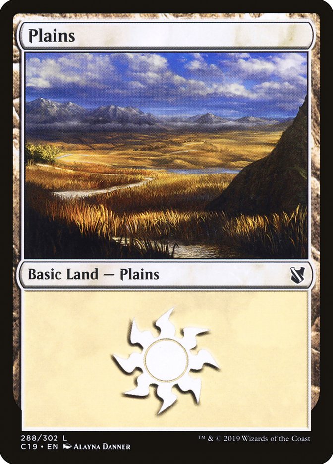 Plains (288) [Commander 2019] | Golgari Games