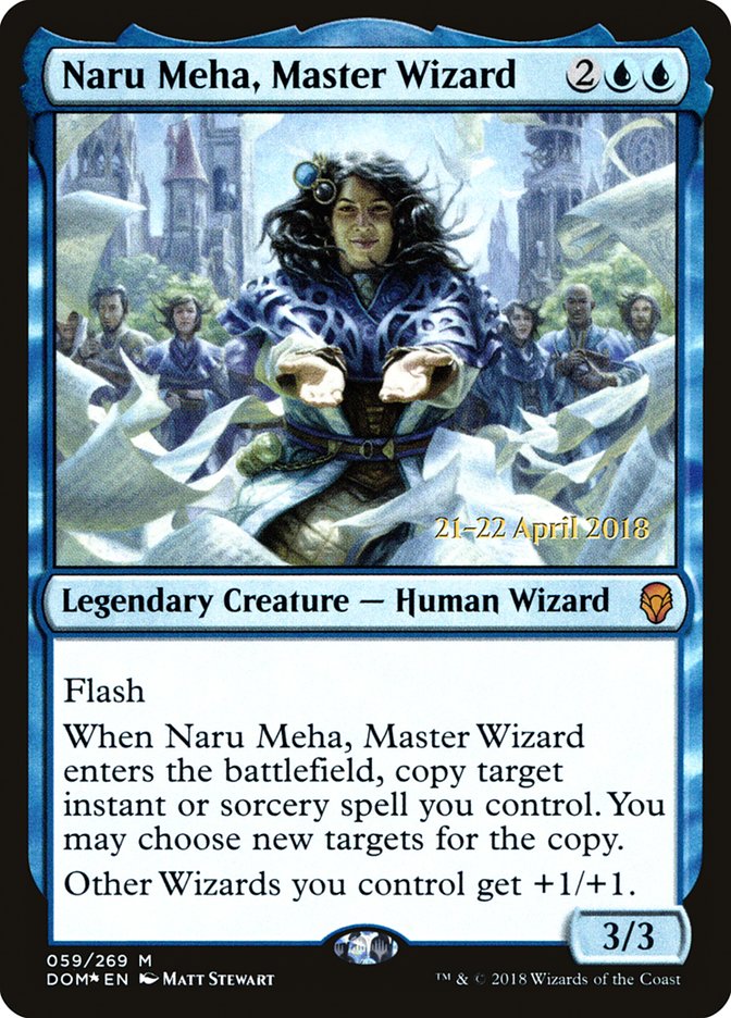 Naru Meha, Master Wizard [Dominaria Prerelease Promos] | Local Legends