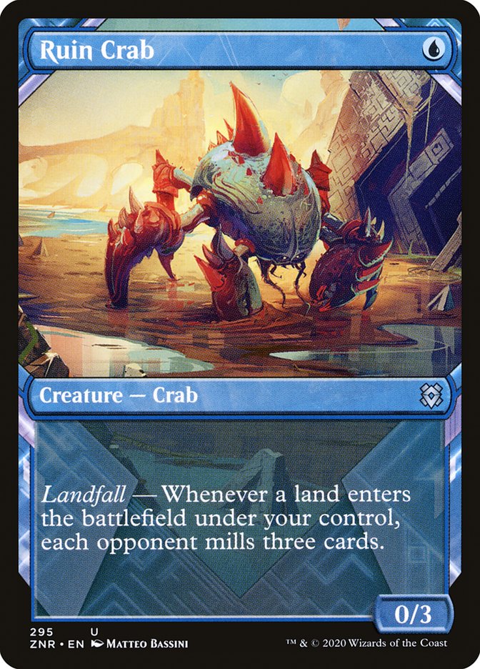 Ruin Crab (Showcase) [Zendikar Rising] | Local Legends