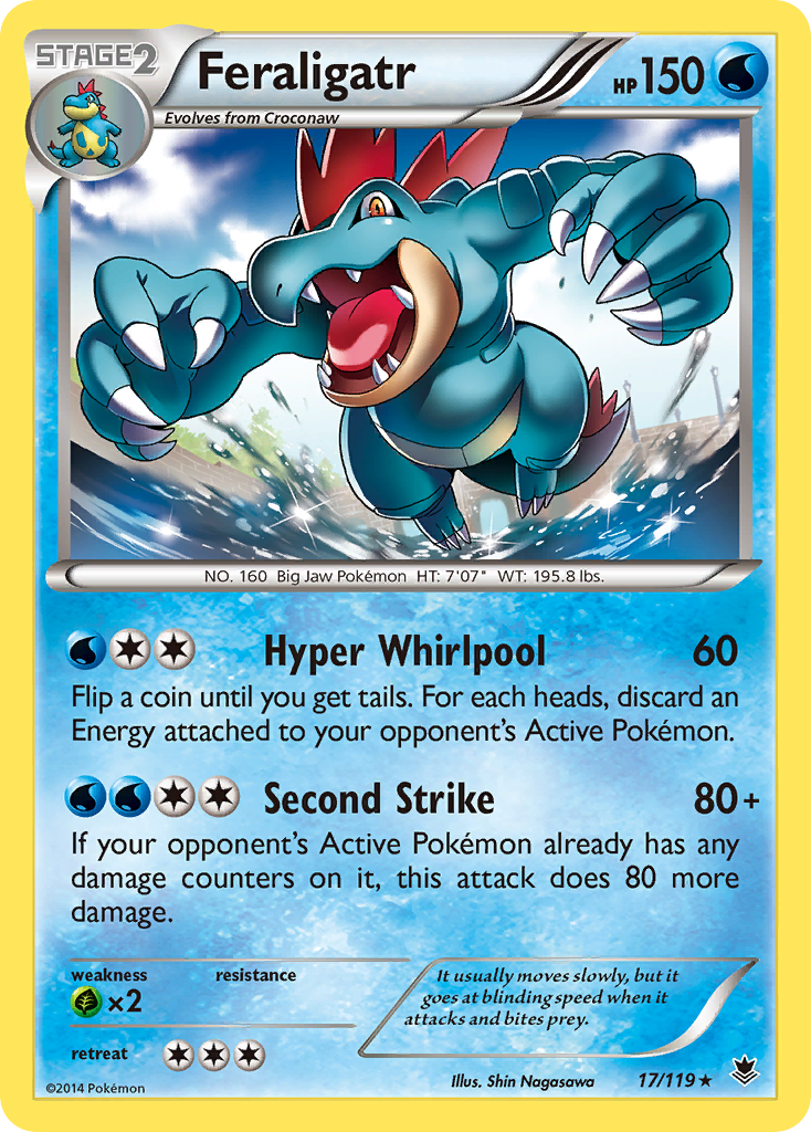 Feraligatr (17/119) [XY: Phantom Forces] | Golgari Games