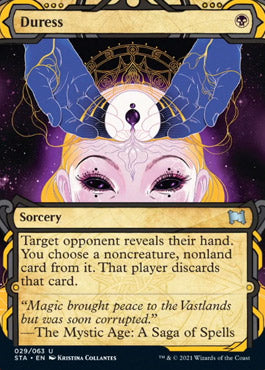 Duress (Foil Etched) [Strixhaven: School of Mages Mystical Archive] | Local Legends