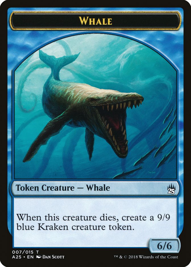 Whale Token [Masters 25 Tokens] | Golgari Games