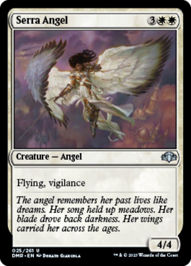 Serra Angel [Dominaria Remastered] | Local Legends