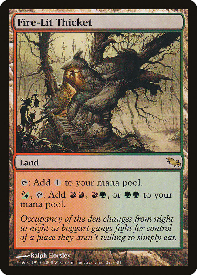 Fire-Lit Thicket [Shadowmoor] | Local Legends