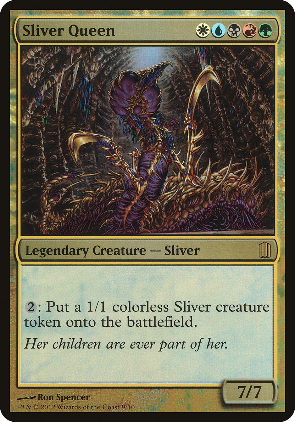 Sliver Queen (Oversized) [Commander's Arsenal Oversized] | Local Legends