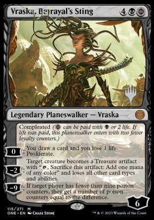 Vraska, Betrayal's Sting (Promo Pack) [Phyrexia: All Will Be One Promos] | Golgari Games