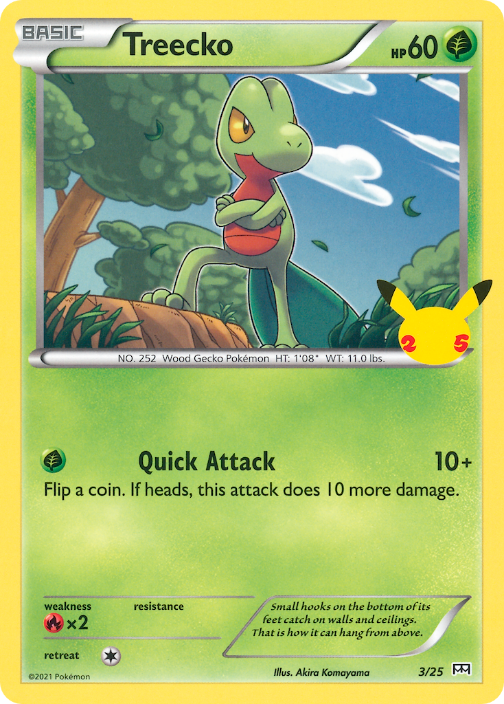 Treecko (3/25) [McDonald's 25th Anniversary] | Golgari Games