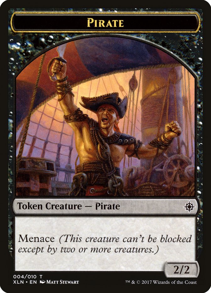 Pirate Token [Ixalan Tokens] | Golgari Games