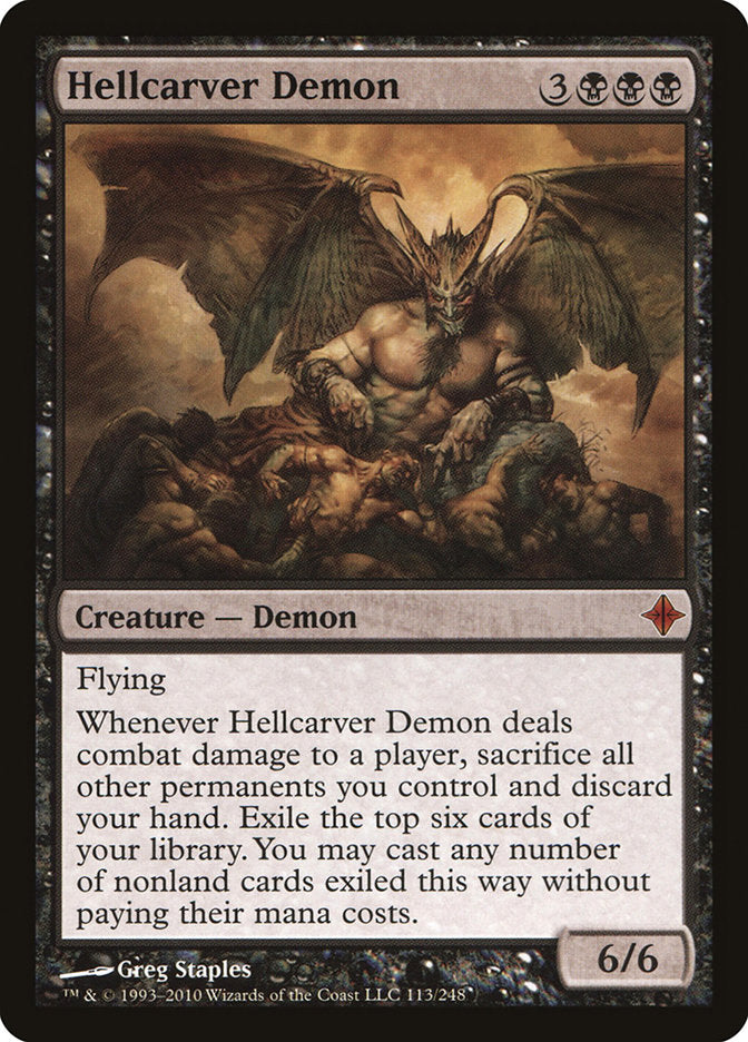 Hellcarver Demon [Rise of the Eldrazi] | Golgari Games