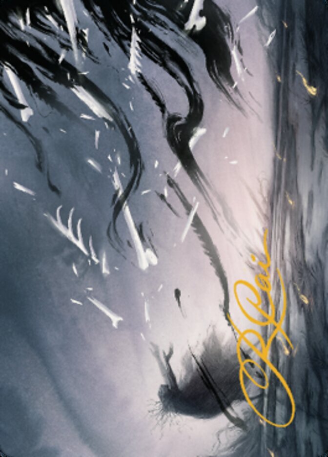 Shadow Prophecy Art Card (Gold-Stamped Signature) [Dominaria United Art Series] | Local Legends