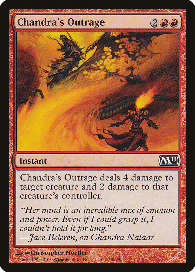 Chandra's Outrage [Magic 2011] | Golgari Games