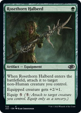 Rosethorn Halberd [Jumpstart 2022] | Golgari Games