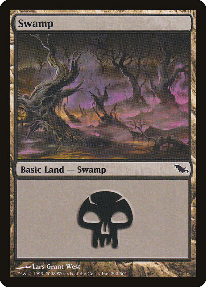 Swamp (290) [Shadowmoor] | Golgari Games