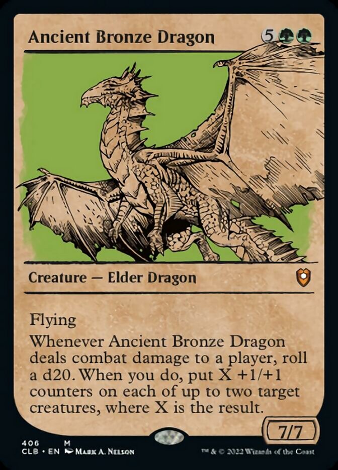 Ancient Bronze Dragon (Showcase) [Commander Legends: Battle for Baldur's Gate] | Golgari Games