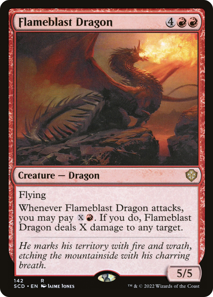 Flameblast Dragon [Starter Commander Decks] | Local Legends
