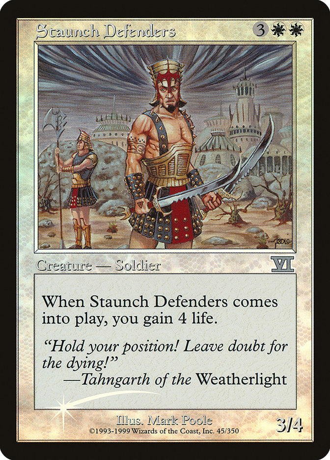 Staunch Defenders [Friday Night Magic 2000] | Golgari Games