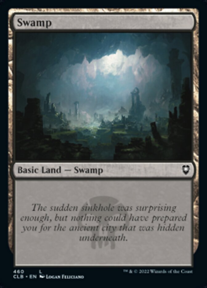 Swamp (460) [Commander Legends: Battle for Baldur's Gate] | Golgari Games