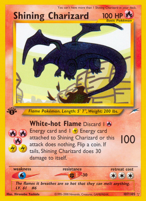 Shining Charizard (107/105) [Neo Destiny 1st Edition] | Golgari Games