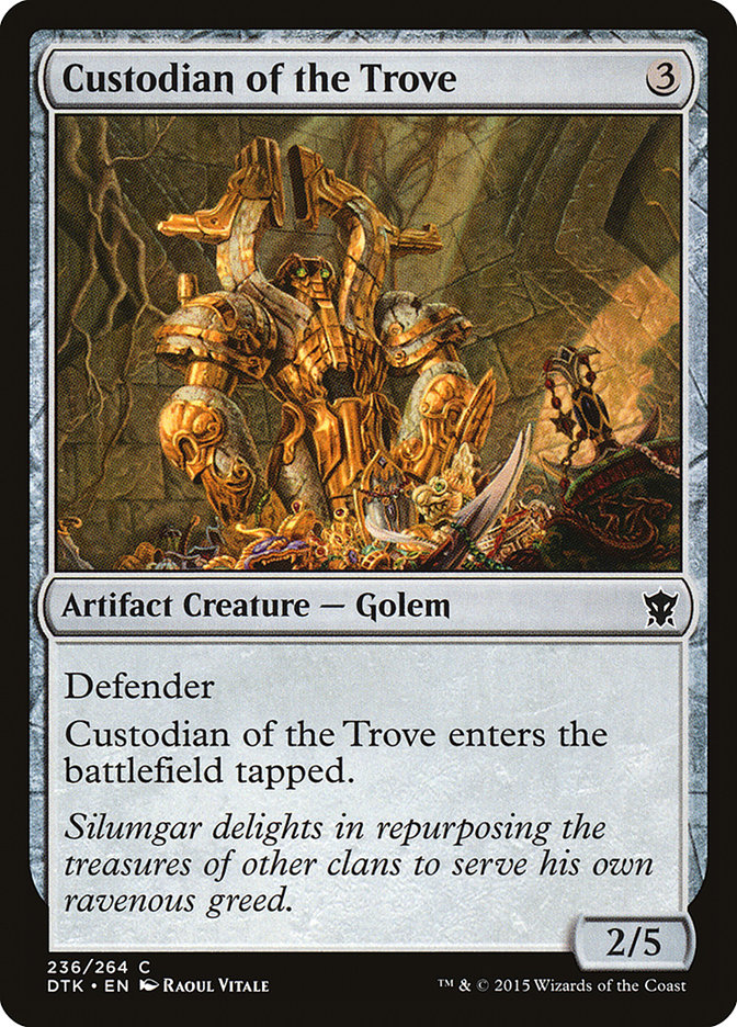 Custodian of the Trove [Dragons of Tarkir] | Golgari Games