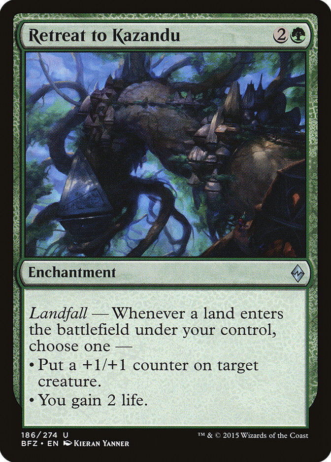Retreat to Kazandu [Battle for Zendikar] | Local Legends